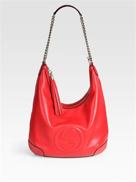 gucci soho leather chain hobo|Gucci Hobo bags and purses for Women .